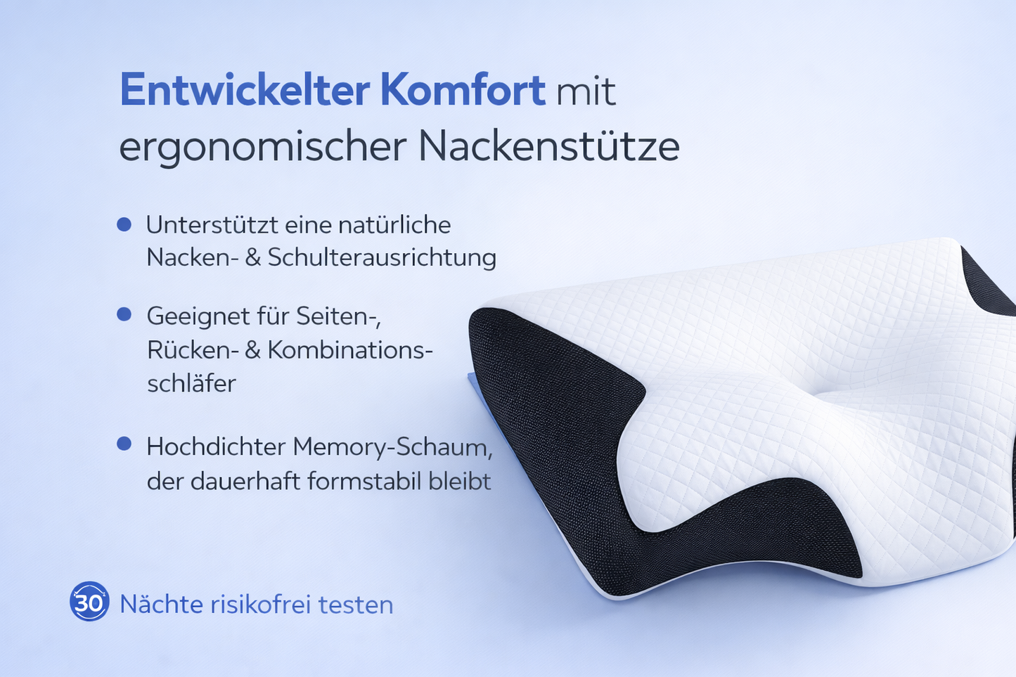 ErgoWohl | Ergonomisches Nackenkissen